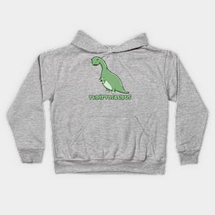 Thrifting Thriftosaurus Dinosaur Kids Hoodie